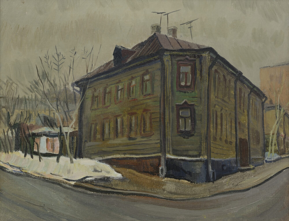 Irina Bolotina /1944-1982/ - ”City Street” 1967 , collection PhD R.Marinska
