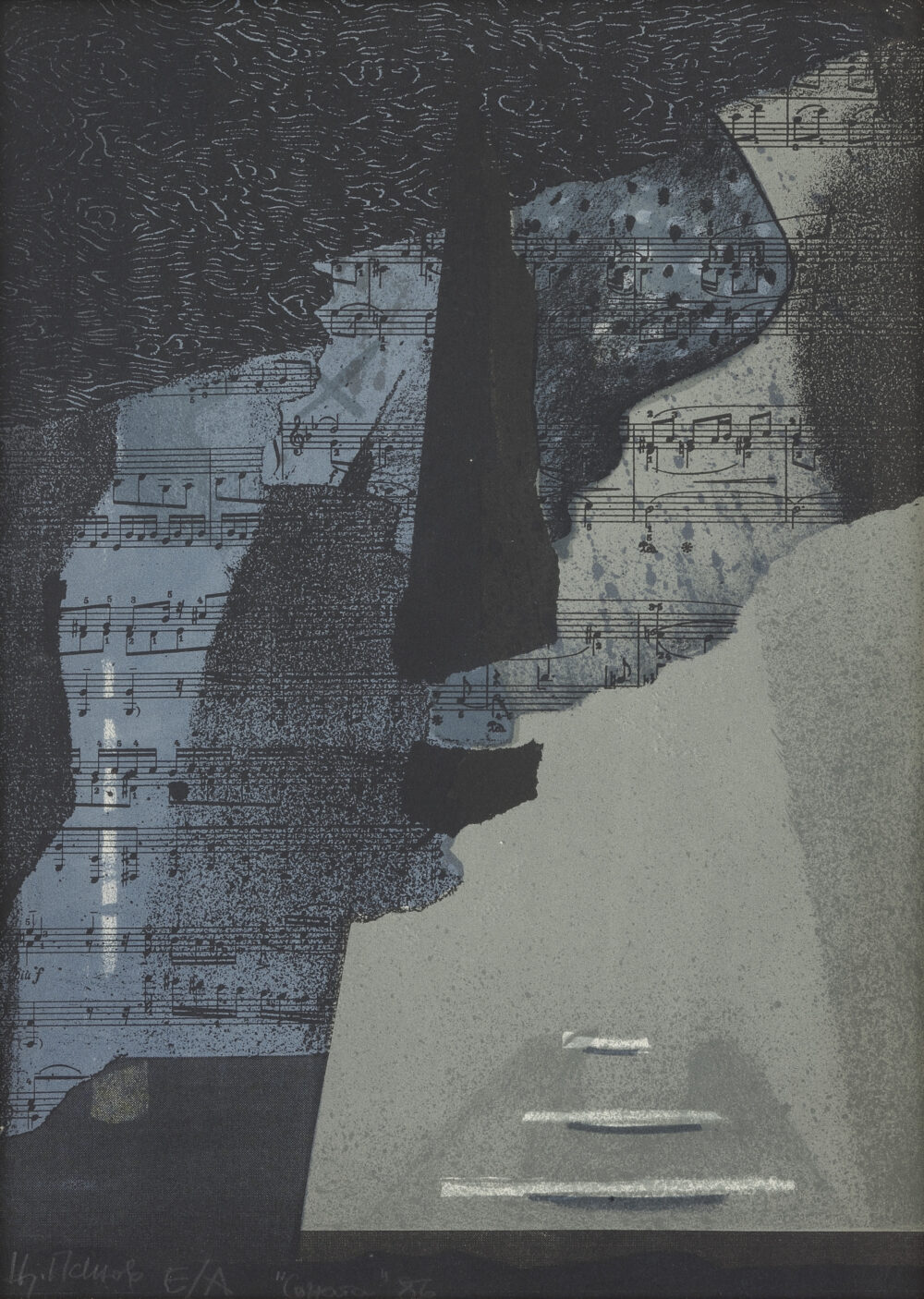 Tsanko Panov /1950-2003/ - ”Sonata” 1986 , collection PhD R.Marinska