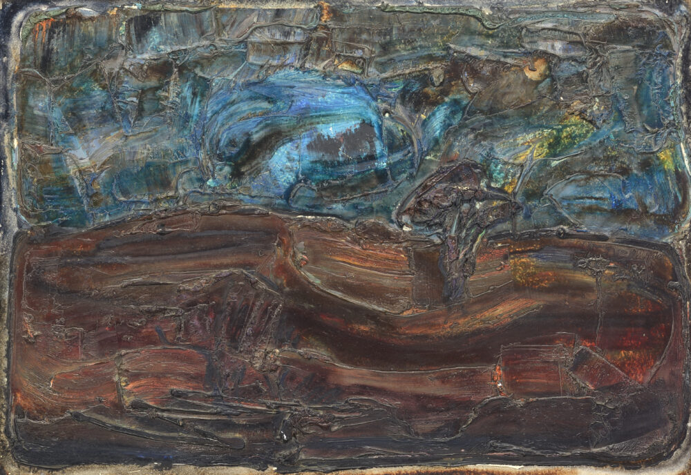 Vladimir Peshev /1923-1995/ - ”Landscape” 1977 , collection PhD R.Marinska