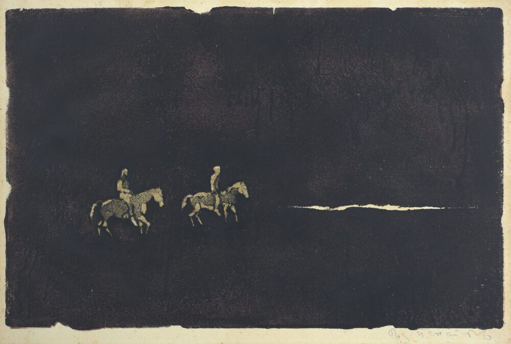 Todor Panayotov /1927-1989/ - ”Horsemen”, collection PhD R.Marinska
