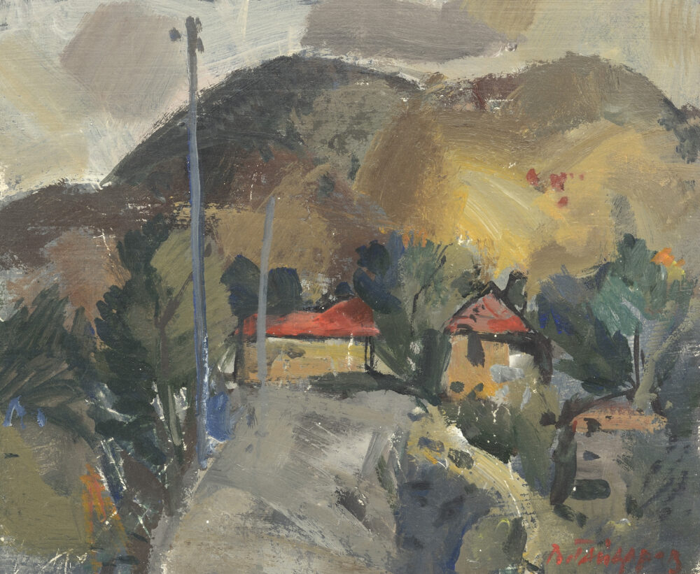 Valko Gaydarov /1937-2009/ - “Kosovo in Rhodopa mountain“, collection PhD R.Marinska