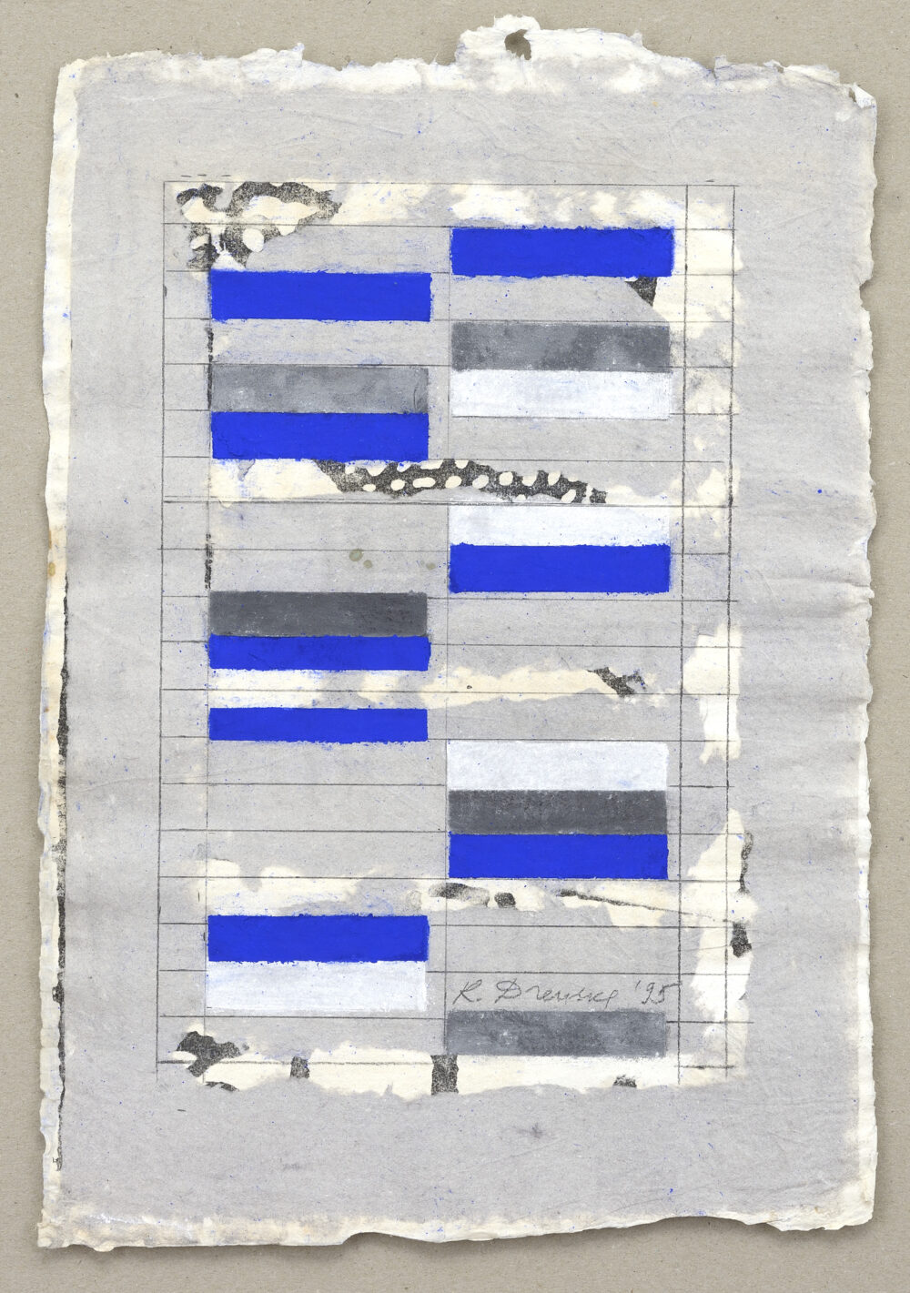 Krasimira Drenska /b. 1947/ - ”Composition” 1995 , collection PhD R.Marinska