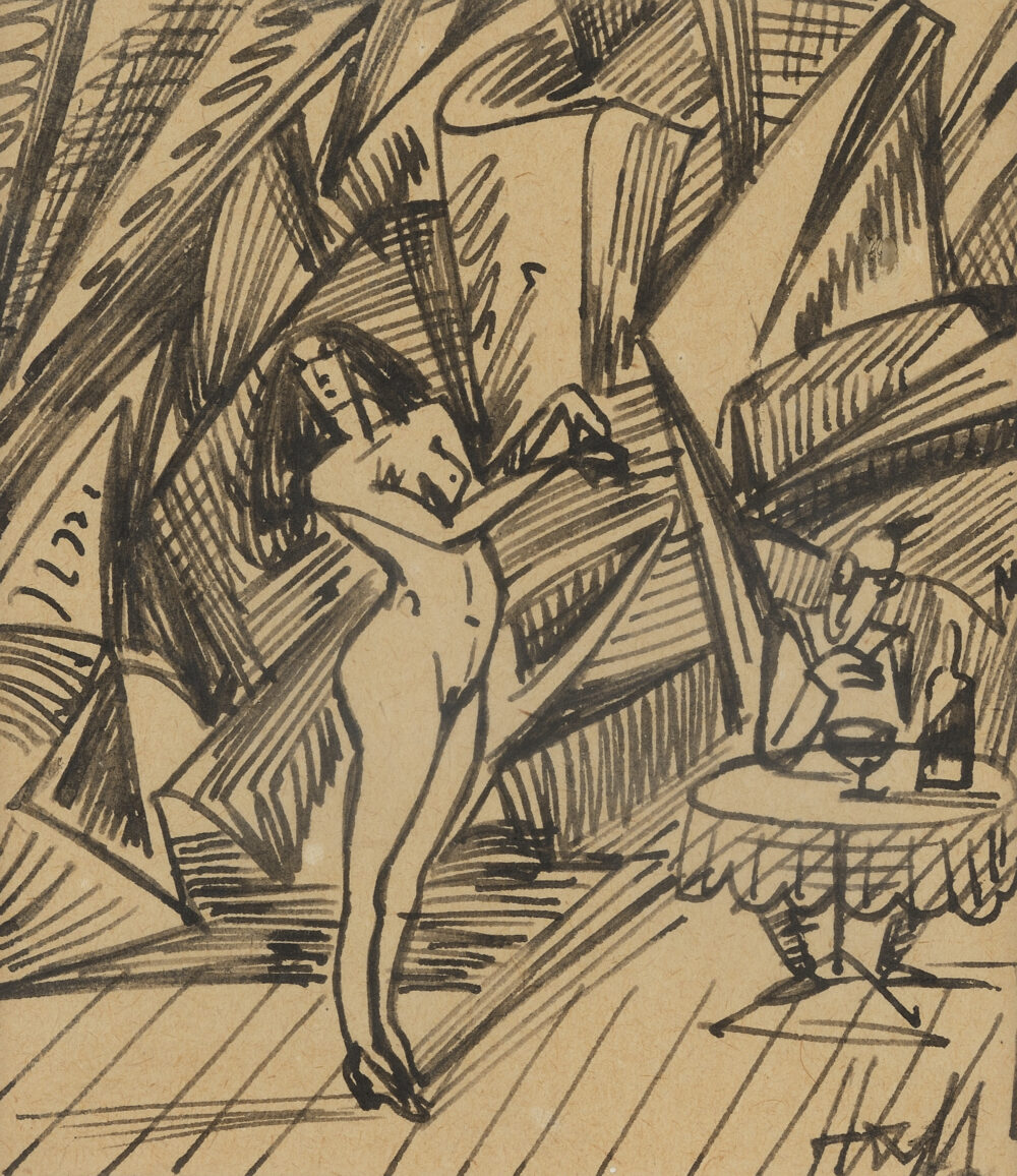 Naoum Hadzhimladenov /1894-1985/ - ”Bar”, collection PhD R.Marinska