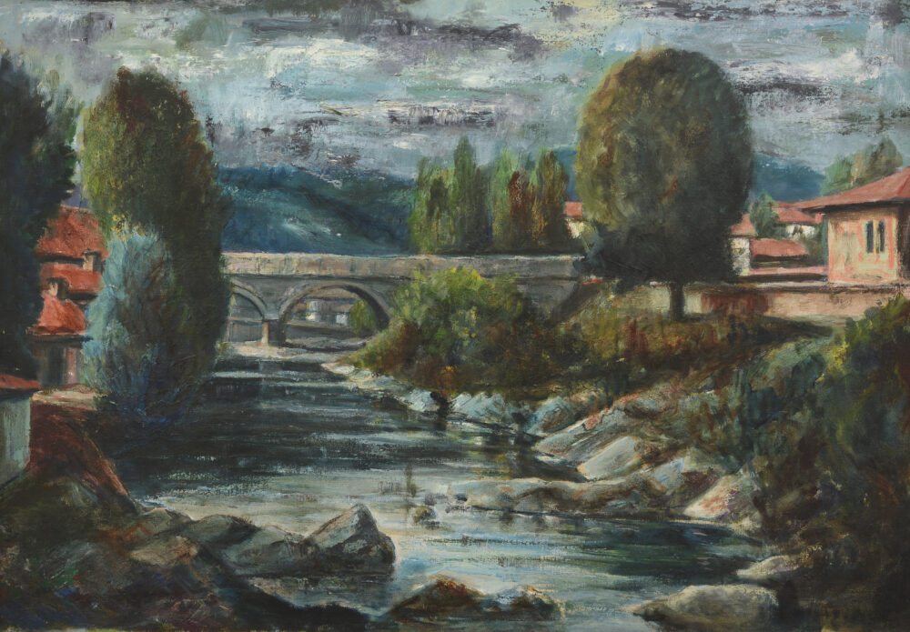 NYAGUL STEFANOV NYAGULOV /1920-1957/ - „Landscape from Ichera village”