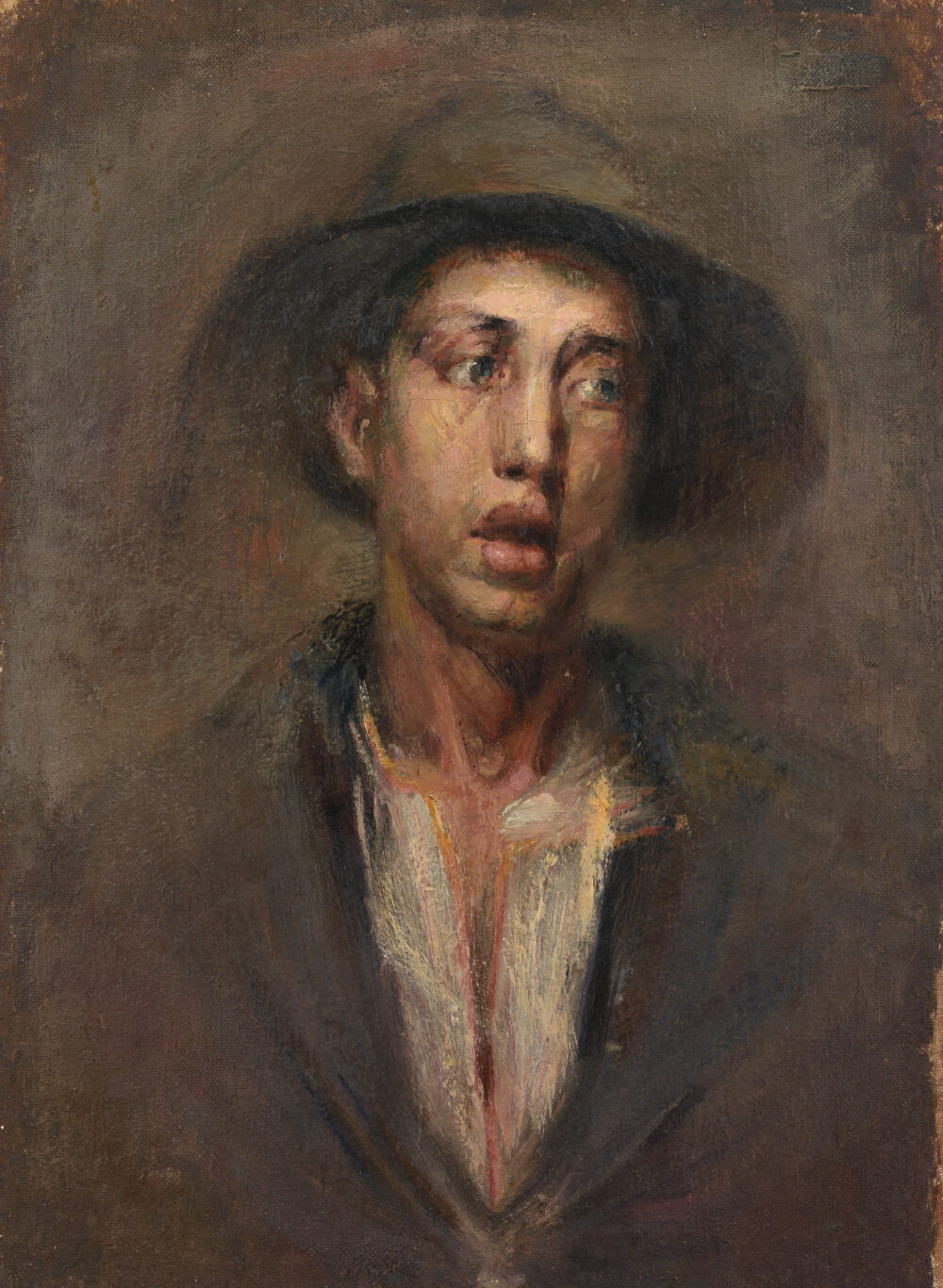 UNKNOWN AUTHOR - „A boy with a hat”