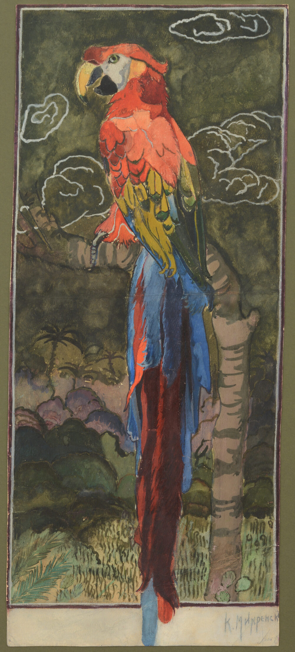 KONSTANTIN MIKRENSKY /1921-1999/ - „A parrot”