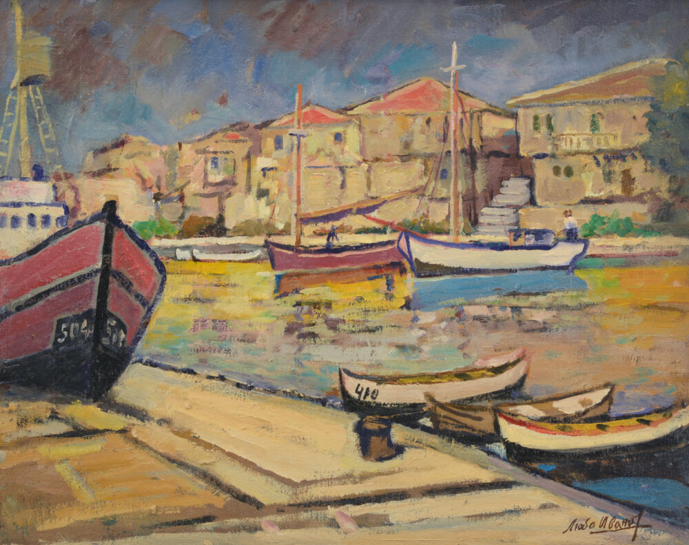 LUBOMIR IVANOV /1911-1974/ - „On the quay”