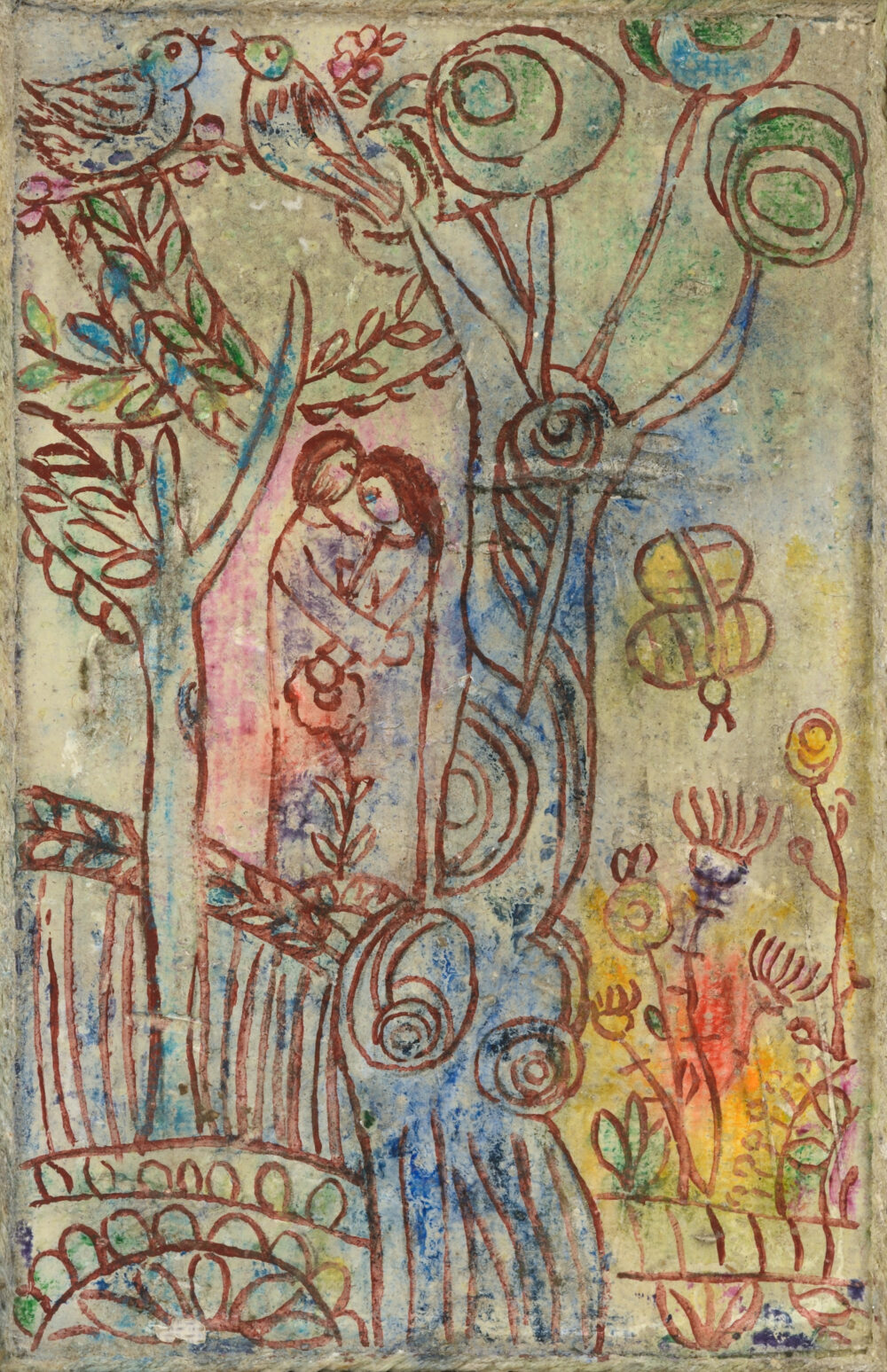 LIKA GRABOVA YANKO /1928-2001/ - „Adam and Eve” 1984