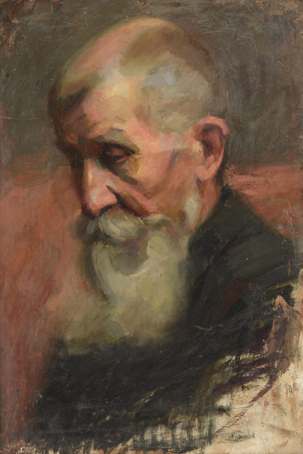NIKOLA GANEV GANUSHEV /1889-1958/ - „Portrait of an old man”
