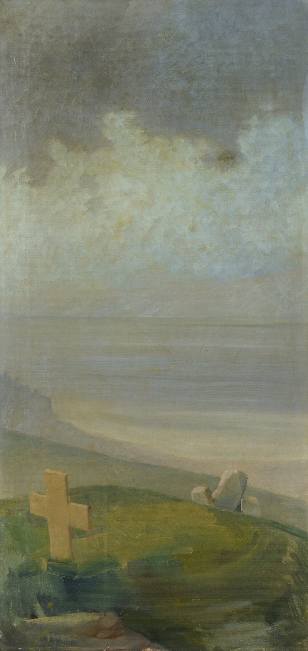 Nikola Georgiev - Dedo Bojhe /1884-1963/ - „After the Battle of Chataldja“ d.1913