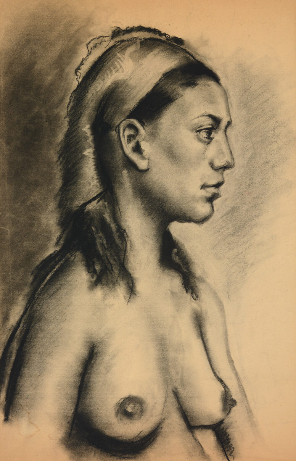 Ivan Konstantinov Solarov /1925-2000/ - „Study etude of a model“