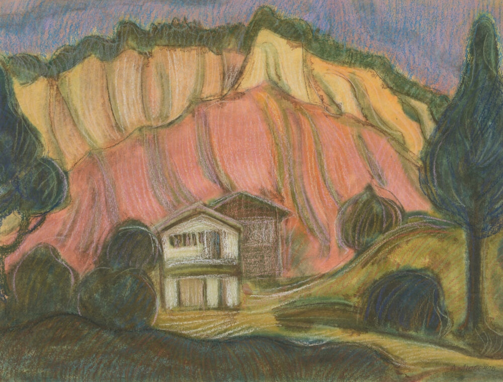 Dimitrii Lyubenov Petkov /b.1947/ - „Prospect from Melnik“