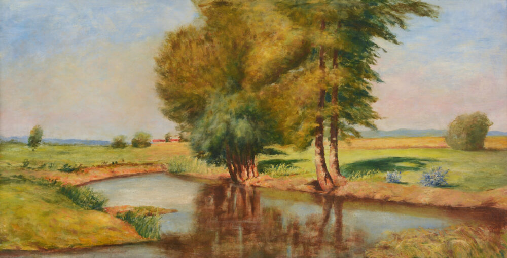 Unknown author - „Landscape with a lake“