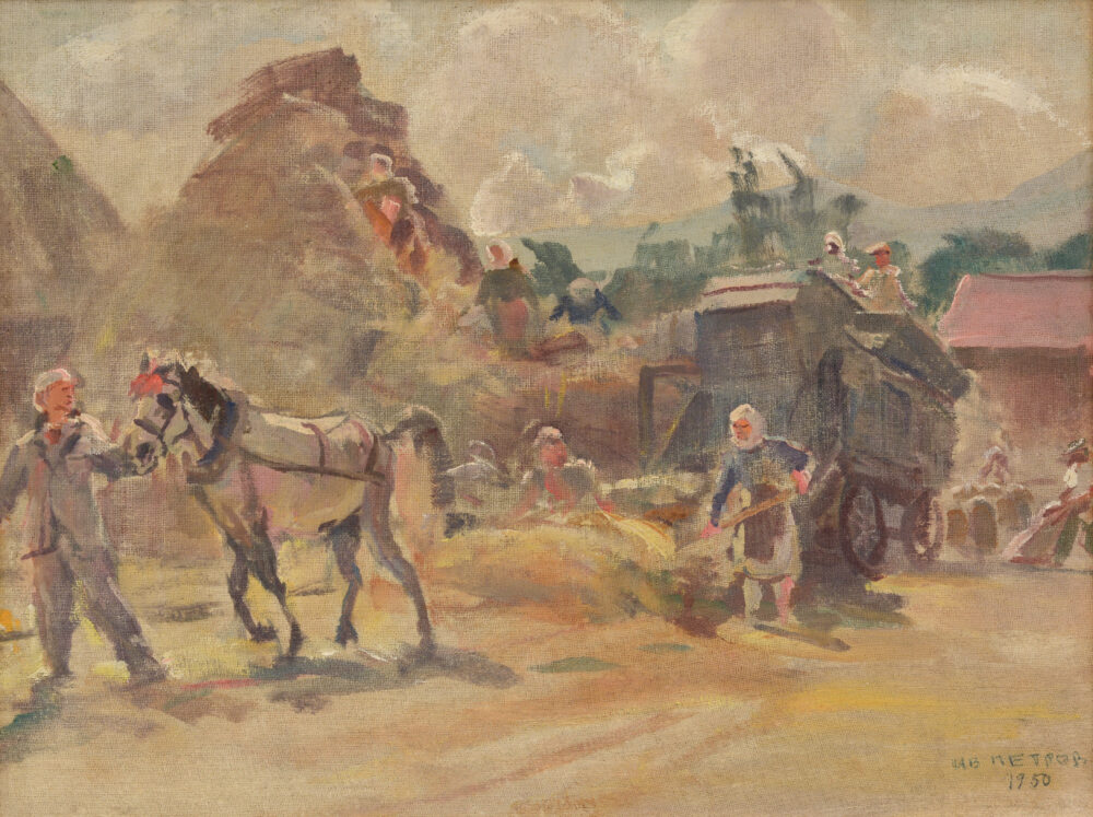 Ivan Petrov Ivanov /1909-1991/ - „Threshing“