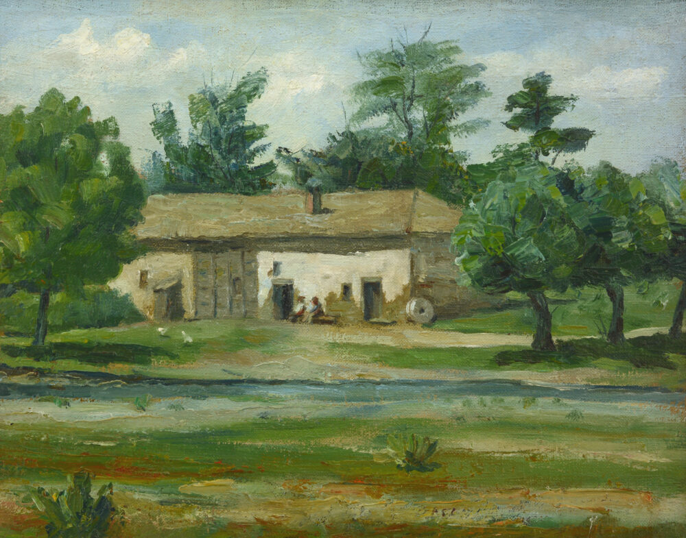 Hristo Ivanov Forev /1927-2005/ - „Landscape with a mill“