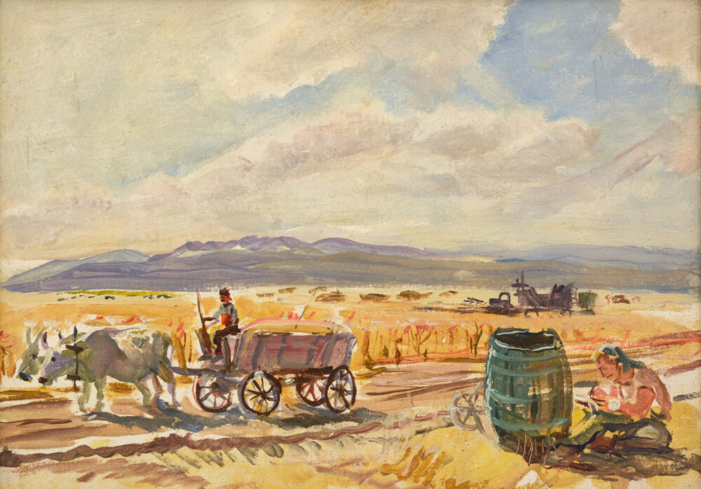 Ivan Petrov Ivanov /1909-1991/ - „The road by the fields“