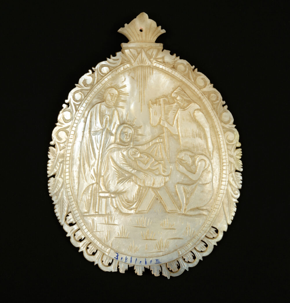 PANAGIA WITH SCENE „NATIVITY OF CHRIST“