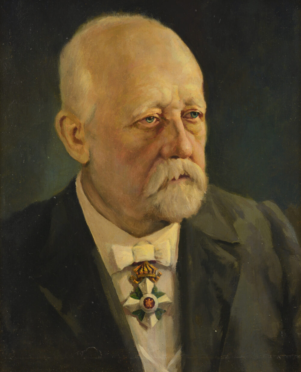 Ivan Konstantinov Solarov /1925-2000/ - „Portrait of Academician Lubomir Miletich“