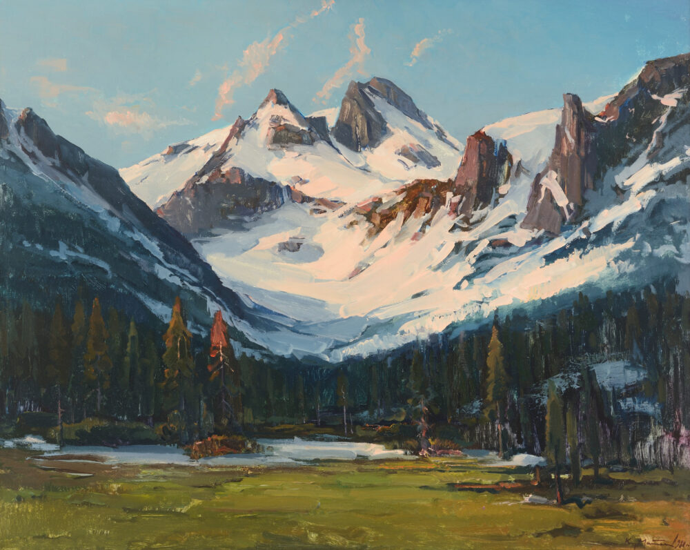 Kiril Alexandrov Mateev /1920-2006/ - „Landscape from Malyovitsa“ d.1980