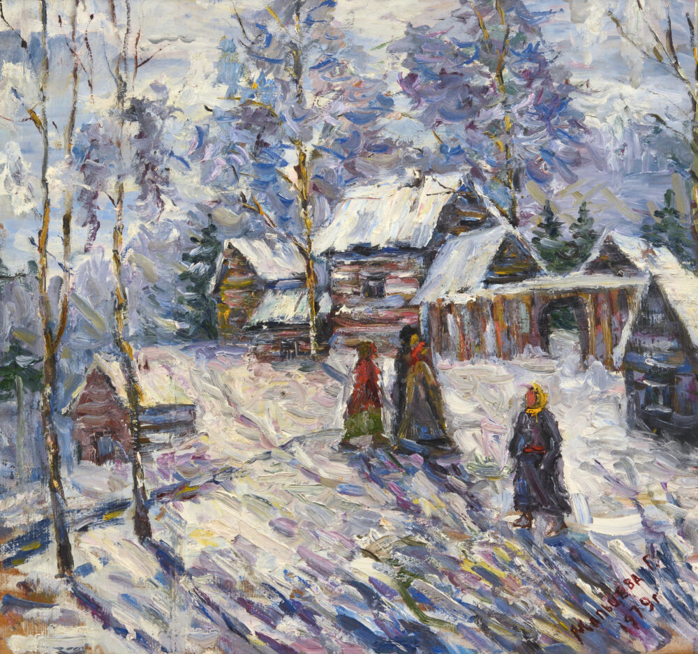 G.A. Maltseva - „Winter walk“ d.1979
