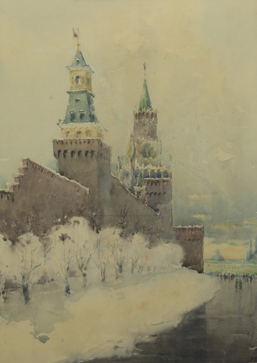 Unknown author - "The Kremlin in Winter"