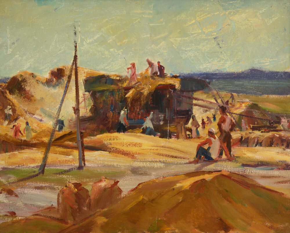 Христо Иванов Форев /1927-2005/ - „На комбайна”