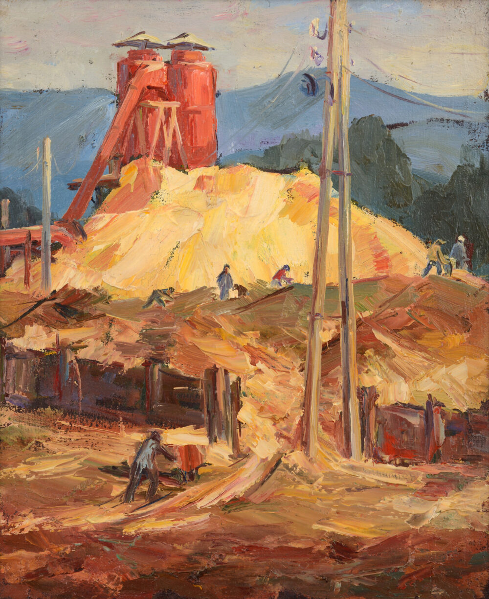 Hristo Ivanov Forev /1927-2005/ - „At the silos II”