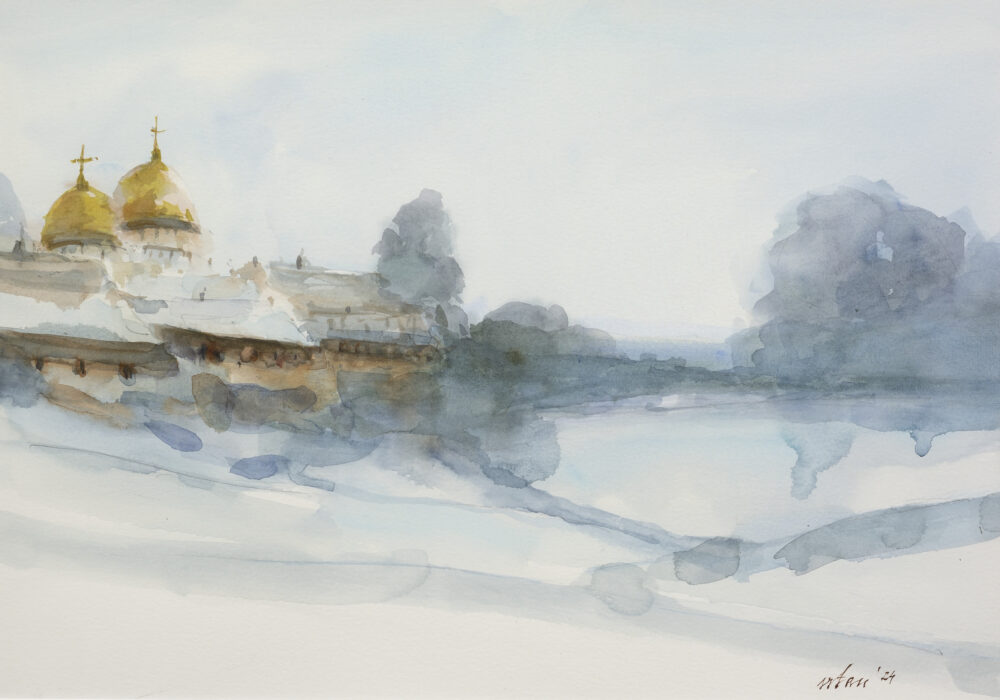 Ertan Alev /b.1985/ - "Orthodox church" 2024