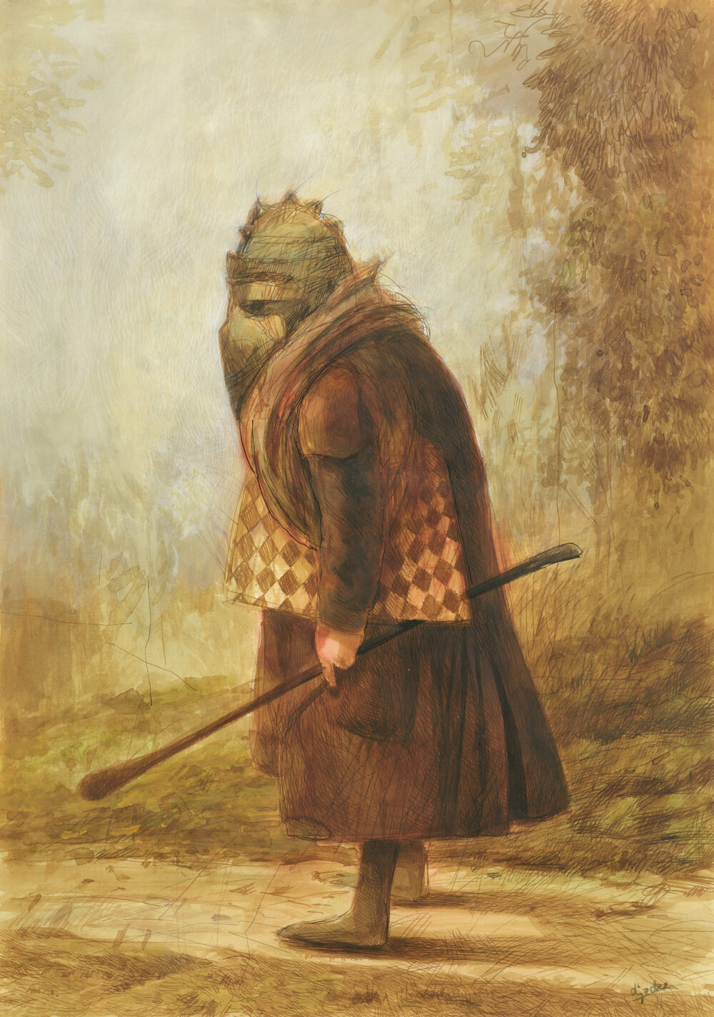 Djochkoun Sami /b.1973/ - "Babushka" 2023