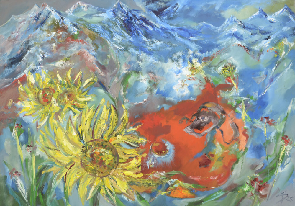 Шенол Подайва /р.1974/ - "Слънчогледи в долината" 2025