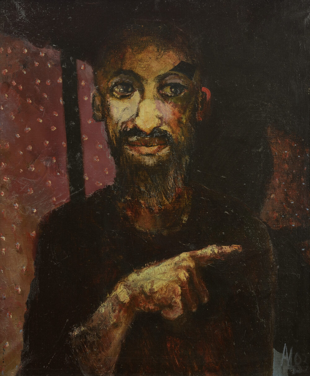 Андрей Даниел /1952-2020/ - "Мъжки портрет" 1983 г.