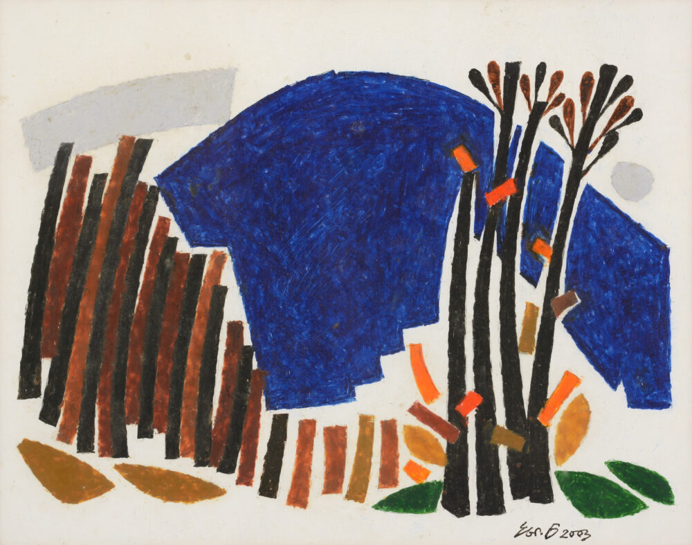 Evgeniy Dimitrov Bosyatski /1929-2009/ - „Decorative landscape“ d.2003