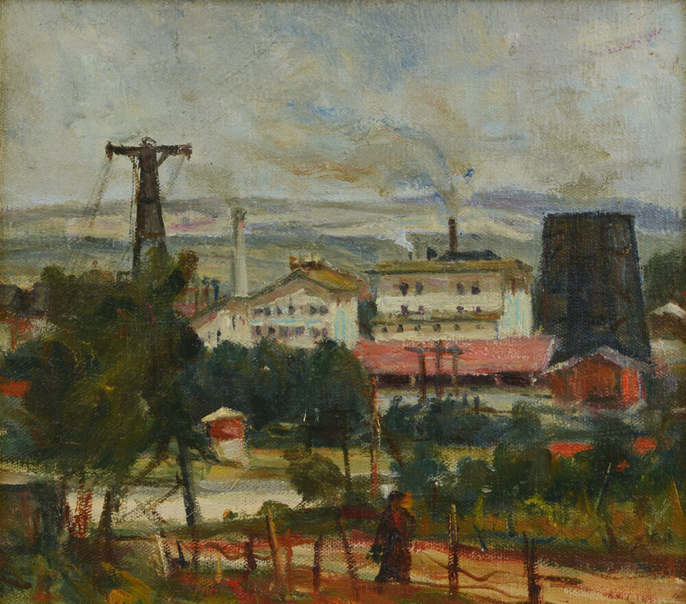 Hristo Ivanov Forev /1927-2005/ - „View of the factory”