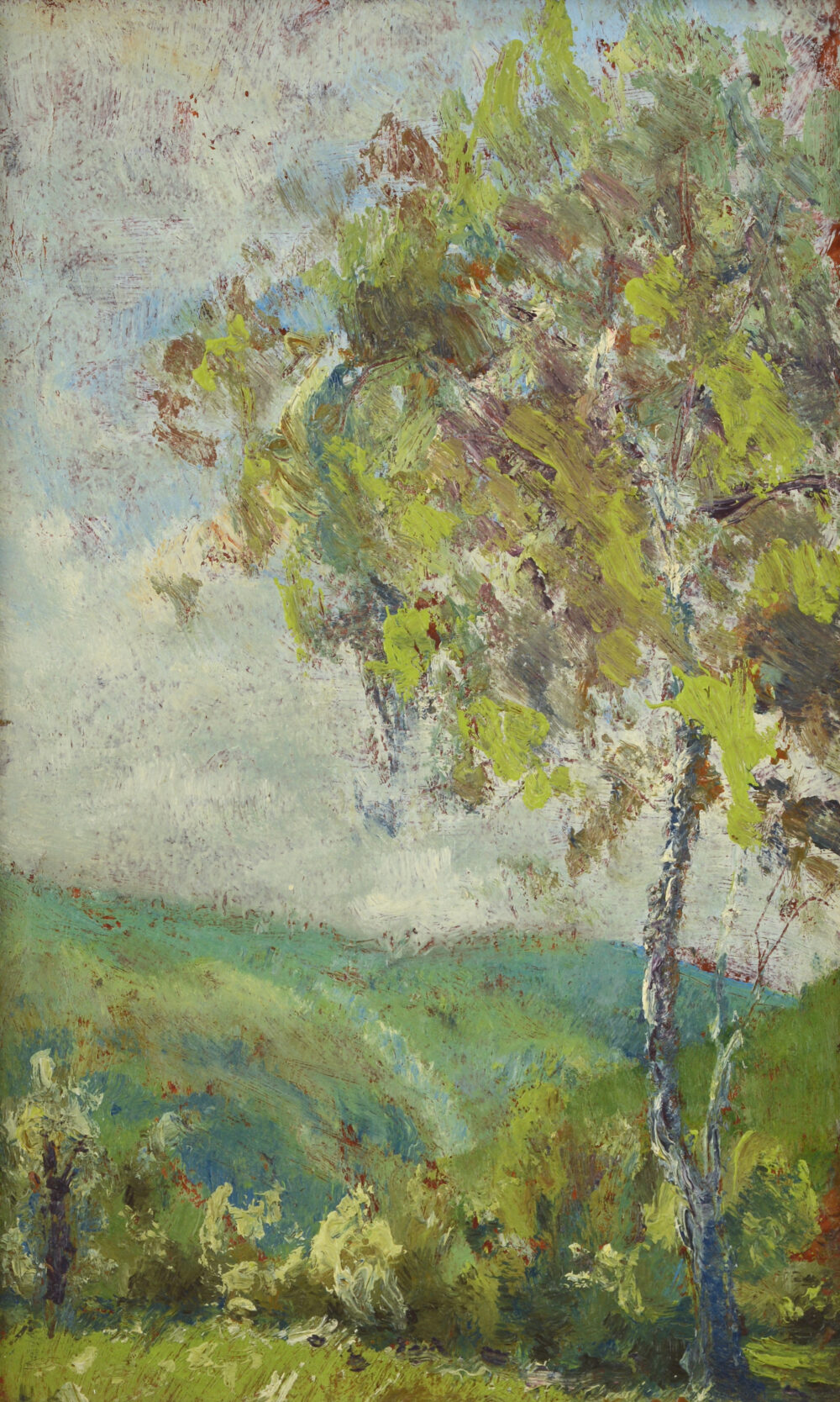 Nikola Kostov - „Landscape with a tree”
