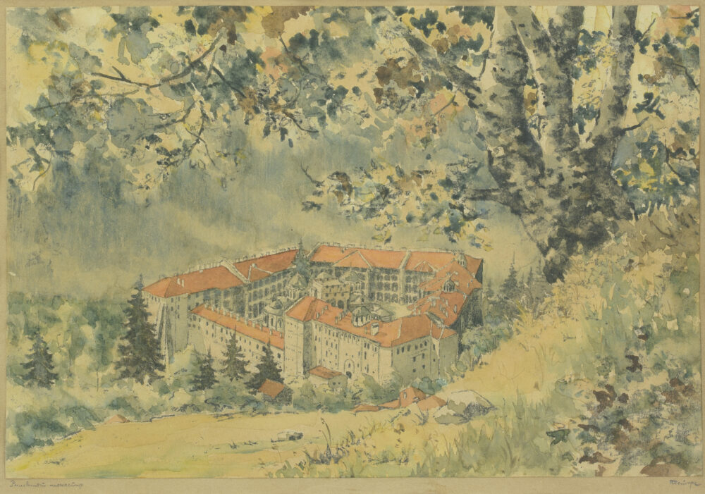Kurt Peters /1897-1978/ - "Rila Monastery"