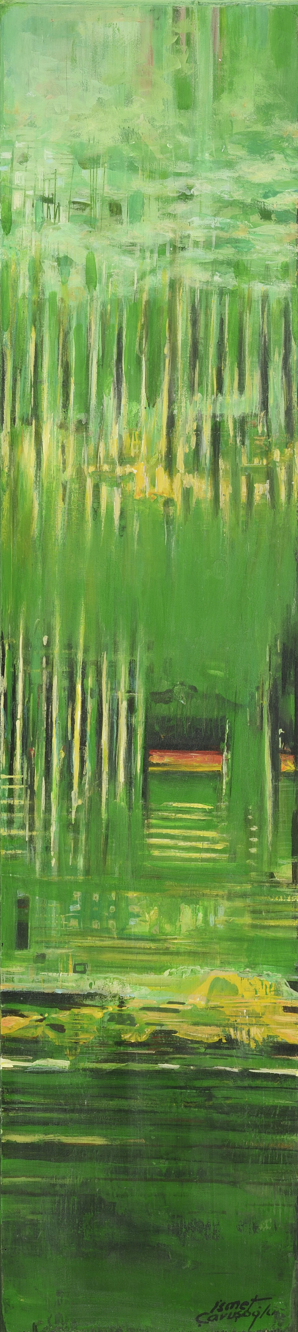 Prof. Dr. İsmet Çavuşoğlu /b.1946/ - "Green Composition" 2024