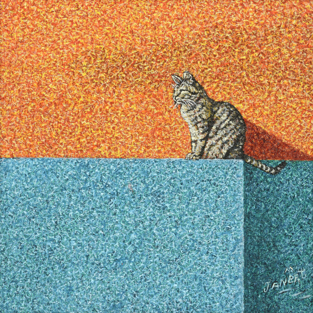 Танер Мерт /р.1972/ - "Котка в цветове" 2024