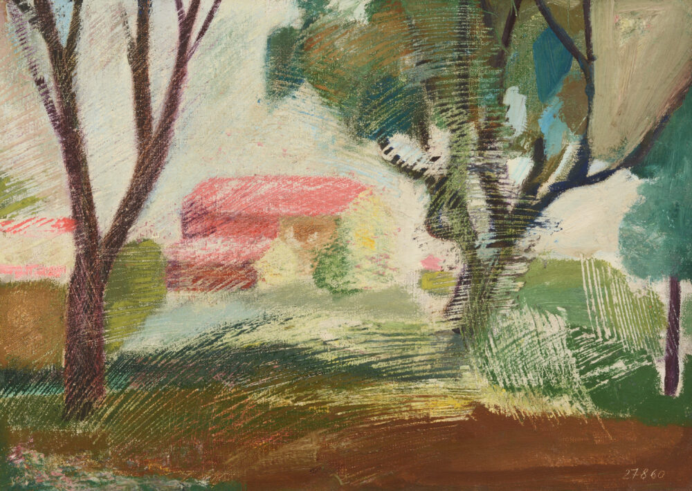 Ivan Bogdanov /1929-2017/ - „Landscape“ d.27.08.1960