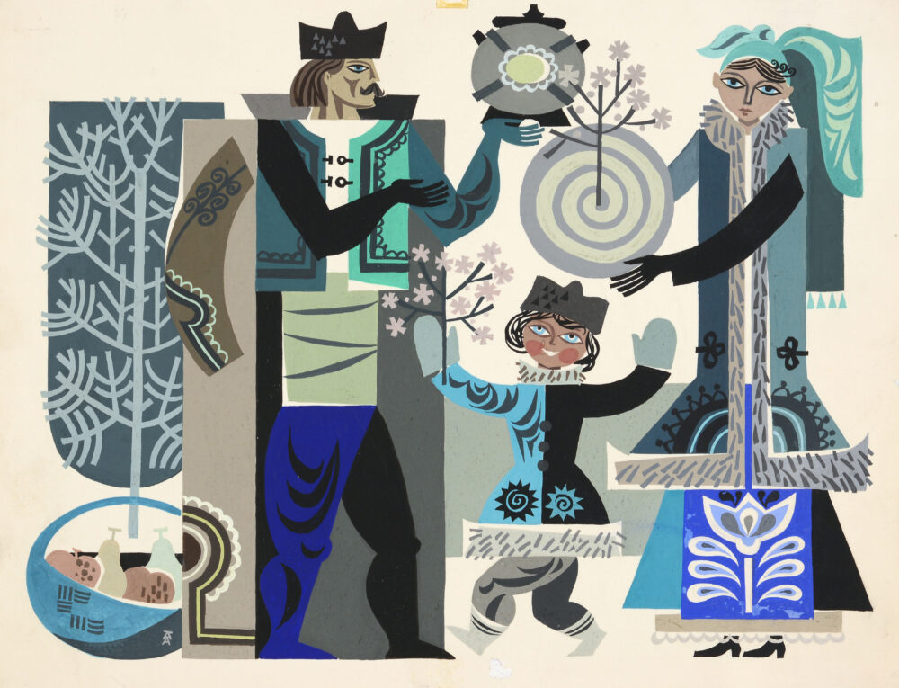 Angel Angelov /1921-1984/ - ”Little Carol Singer"