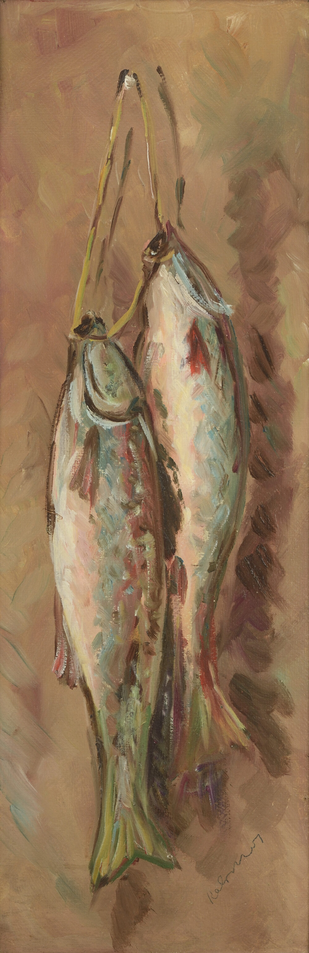 Unknown Signature - „Still life with fish”
