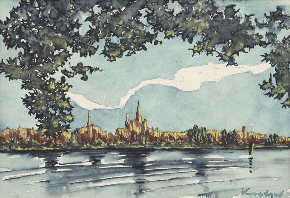 Mihail Karadzhov /1921-2003/ - ”Landscape"