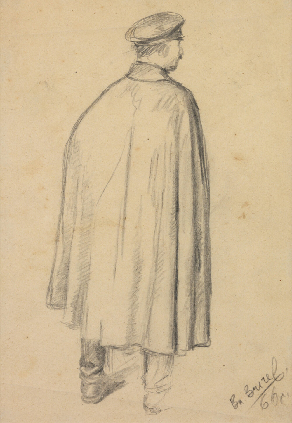 Vladimir Vichev /1917-1979/ - „Sketch, Officer“ 1966