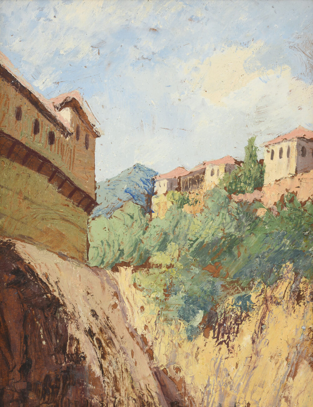 Unknown Signature - „Landscape with houses”