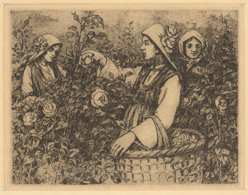 Hristo Lozev /1883-1970/ - „Rose piking”