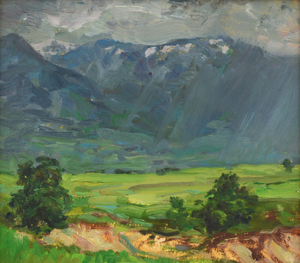 Unknown author - „Mountain landscape”