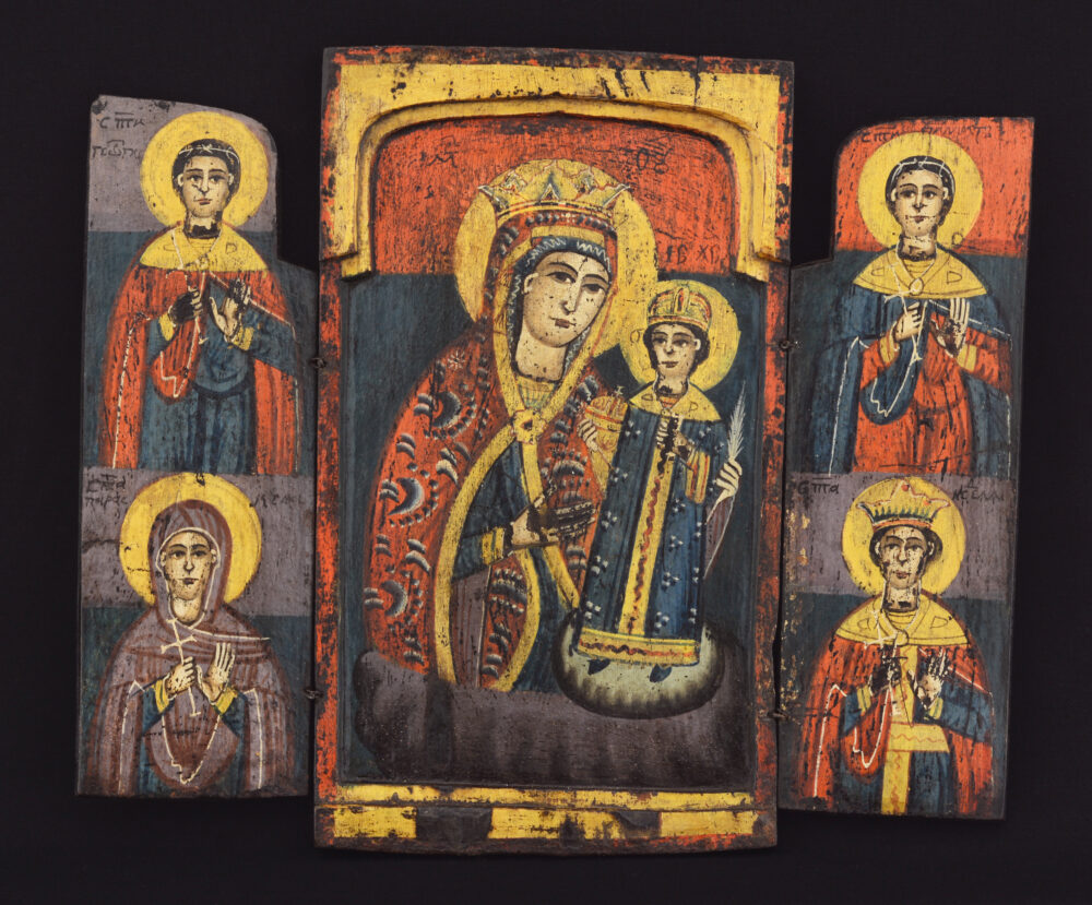 „THE MOTHER OF GOD WITH SAINTS”