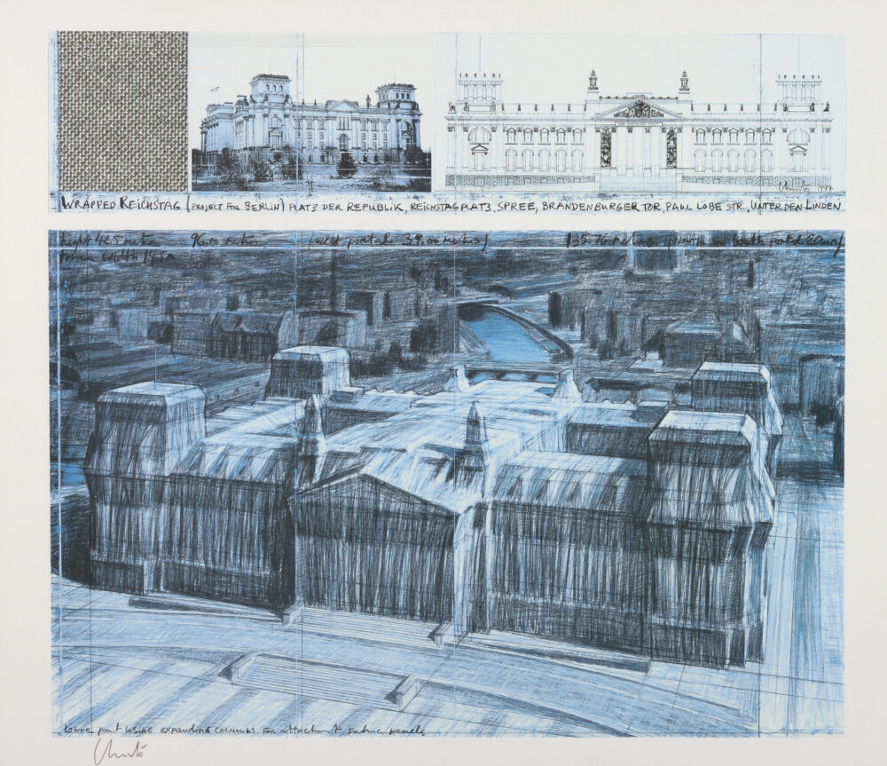 Hristo Vladimirov Yavashev – Christo /1935-2020/ - „Wrapped Reichstag” d.1994