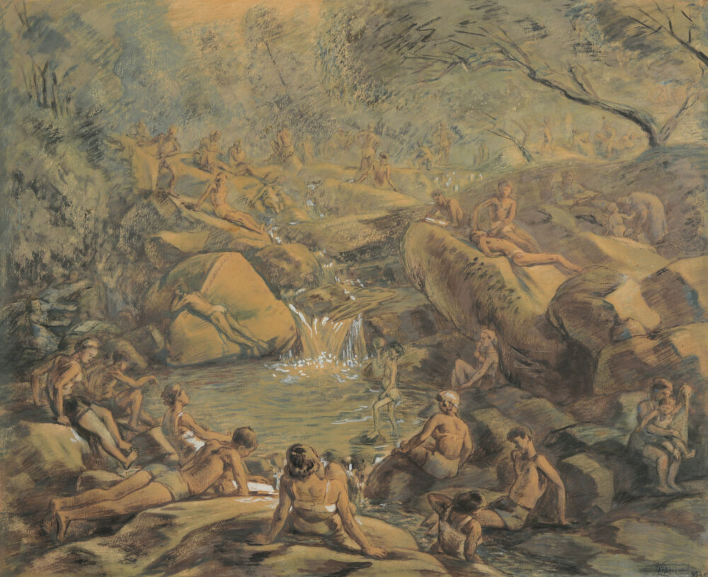 Georgi Angelov Zhelezarov /1897-1982/ - „Moraine, Vitoshа Mountain“ d.1954