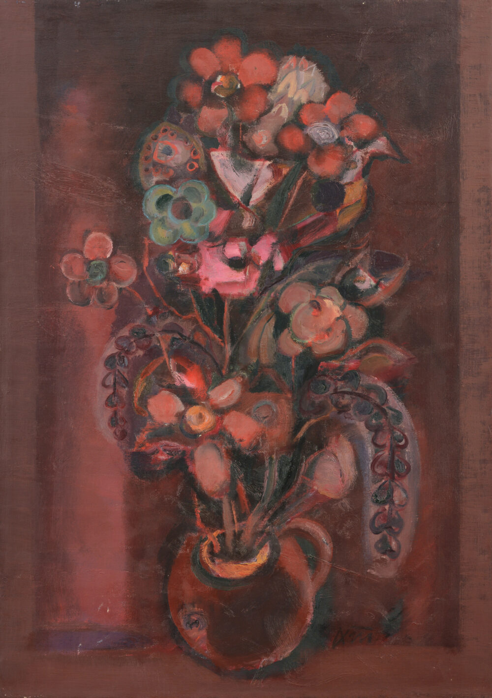 Hristo Todorov Todorov /1935-2015/ - „Vase with flowers“