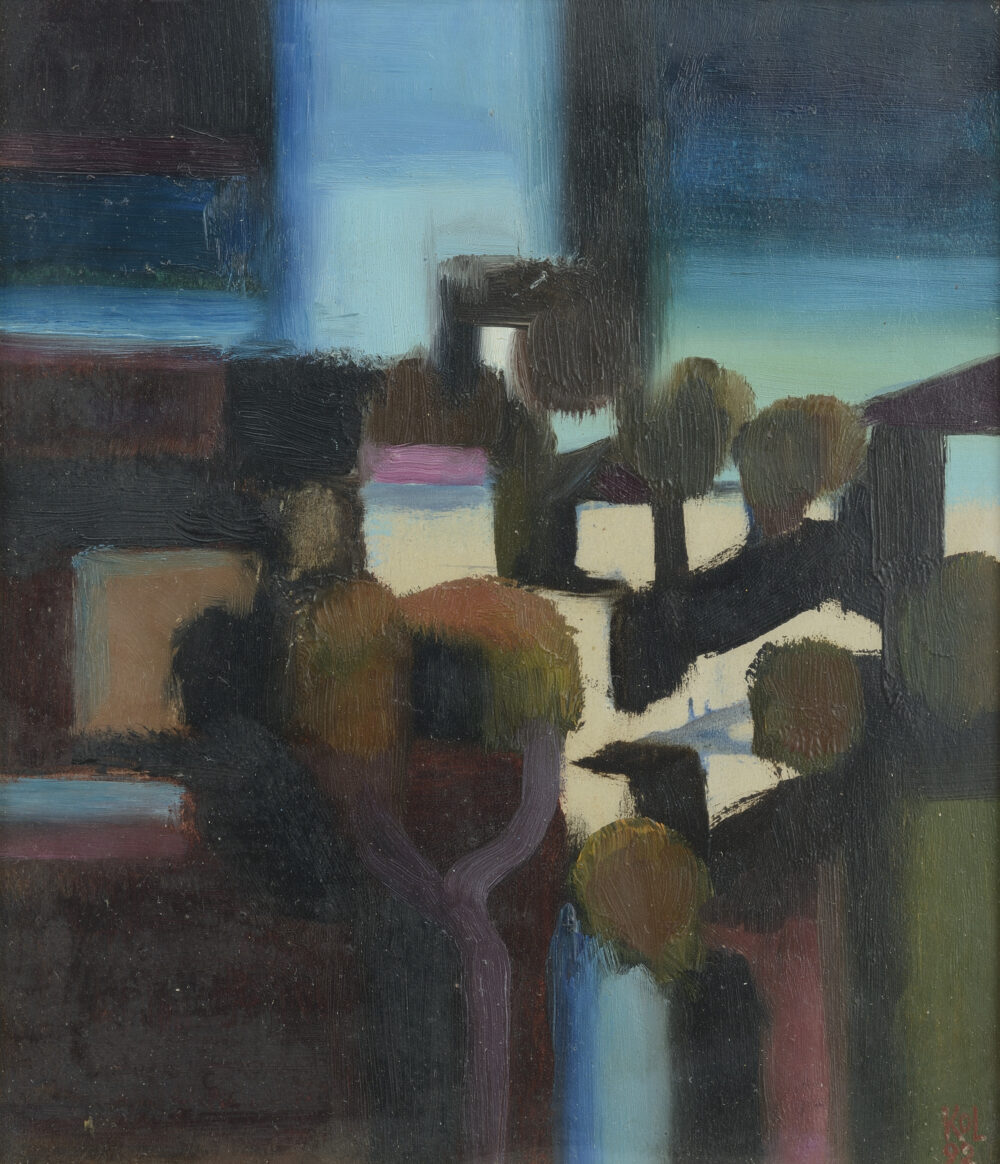 Velichko Vassilev Kolarski /1928-2017/ - "Landscape" d.1992